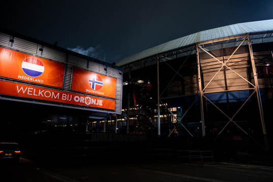 General exterior view of Stadion Feijenoord