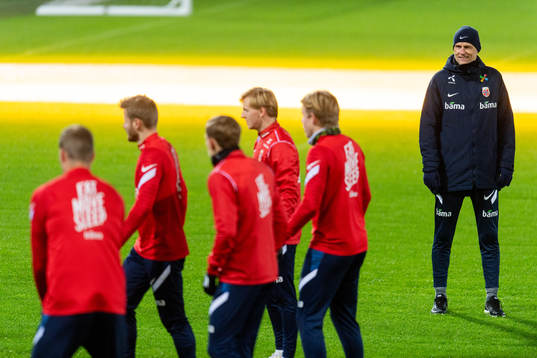 Ståle Solbakken, head coach of the Norwegian national