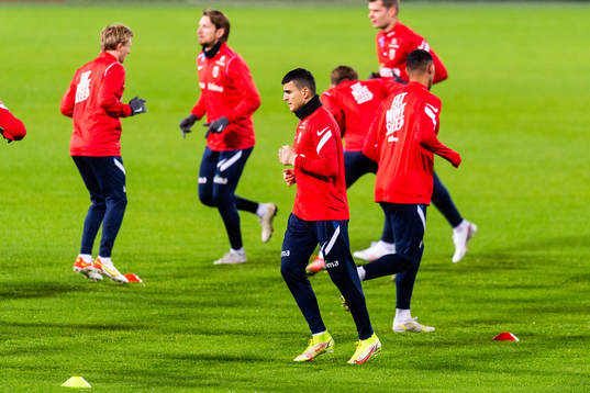 Mohamed Elyounoussi of the Norwegian national football team