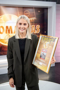 Alice Carlsson, Hammarby, tilldelas Ungdomarnas pris