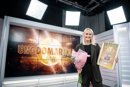 Alice Carlsson, Hammarby, tilldelas Ungdomarnas pris