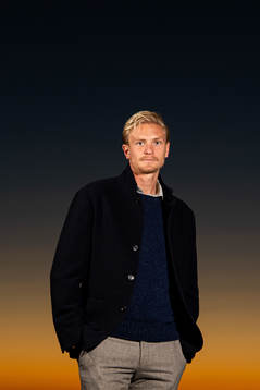 Morten Thorsby poses for a portrait