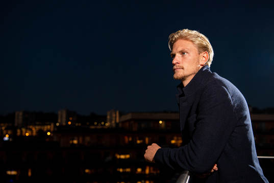Morten Thorsby poses for a portrait