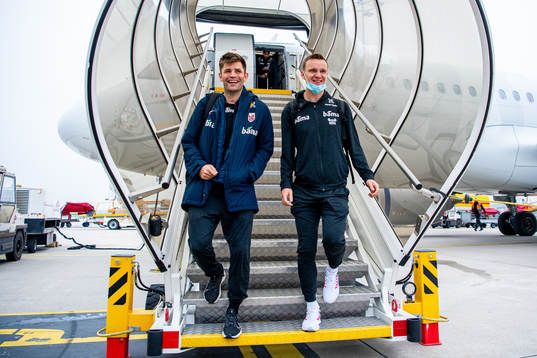 Morten Morisbak Skjønsberg, press officer, and Marius Lode