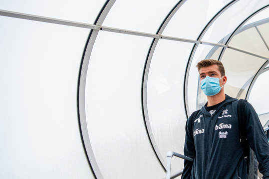 Alexander Sørloth of the Norwegian national football team