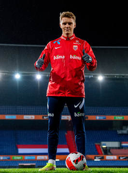 Martin Ødegaard of the Norwegian national football team