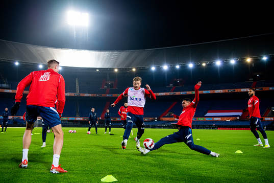 Fredrik Midtsjø and Ruben Gabrielsen of the Norwegian