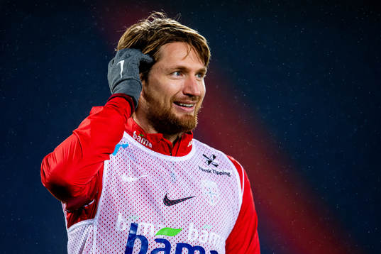 Stefan Strandberg of the Norwegian national football team