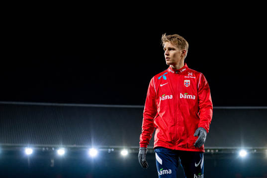 Martin Ødegaard of the Norwegian national football team