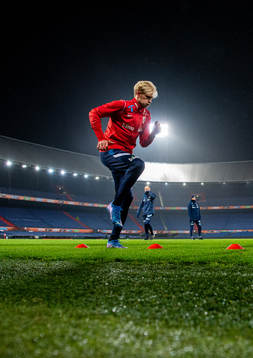 Morten Thorsby of the Norwegian national football team