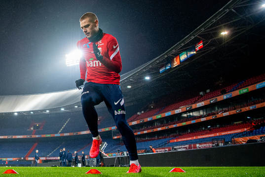 Julian Ryerson of the Norwegian national football team