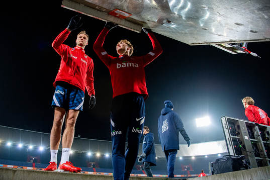 Stian Gregersen and Kristian Thorstvedt of the Norwegian
