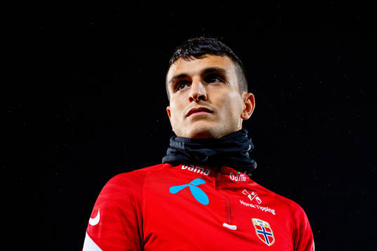 Mohamed Elyounoussi of the Norwegian national football team