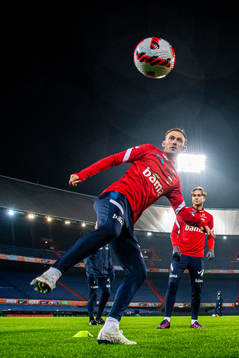 Fredrik Aursnes of the Norwegian national football team