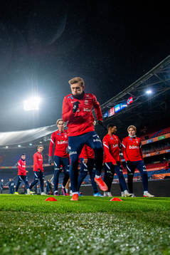 Marcus Holmgren Pedersen of the Norwegian national football