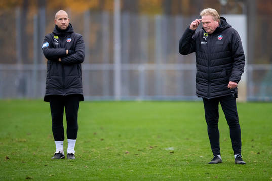 Assisterande tränare Mattias Lindström och tränare