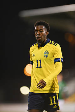 Anthony Elanga of Sweden