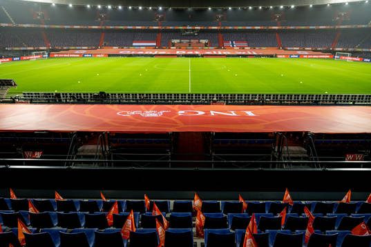 General interior view of Stadion Feijenoord