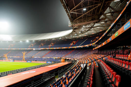 General interior view of Stadion Feijenoord
