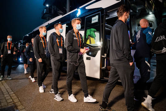 Martin Ødegaard of Norway arrives