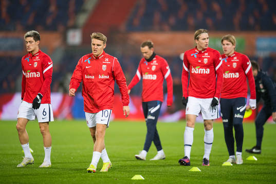 Mathias Normann, Martin Ødegaard and Kristian Thorstvedt