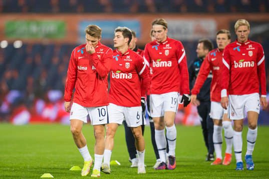 Martin Ødegaard, Mathias Normann, Kristian Thorstvedt and