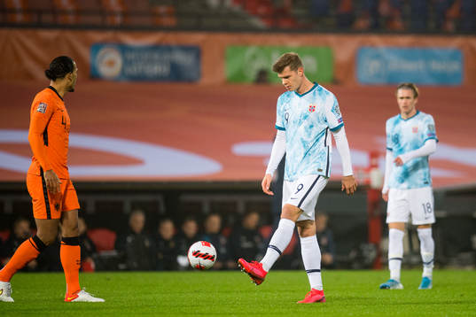 Alexander Sørloth of Norway