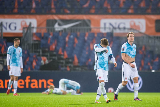 Kristian Thorstvedt and Martin Ødegaard of Norway looks