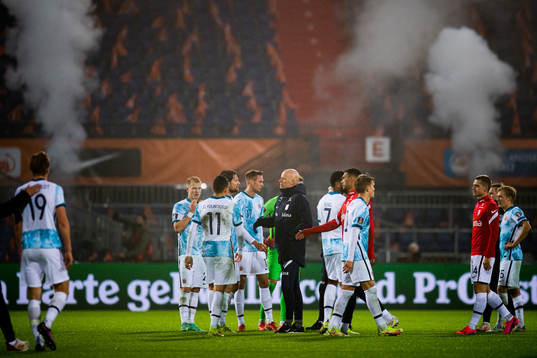Ståle Solbakken, head coach of Norway looks dejected