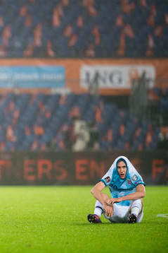 Kristian Thorstvedt of Norway looks dejected