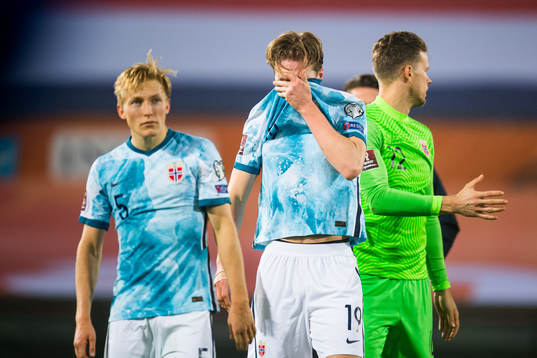 Birger Meling and Kristian Thorstvedt of Norway looks