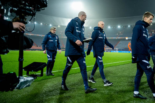 Brede Hangeland, player manager of Norway, and Ståle
