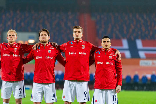Morten Thorsby, Stefan Strandberg, Alexander Sørloth and