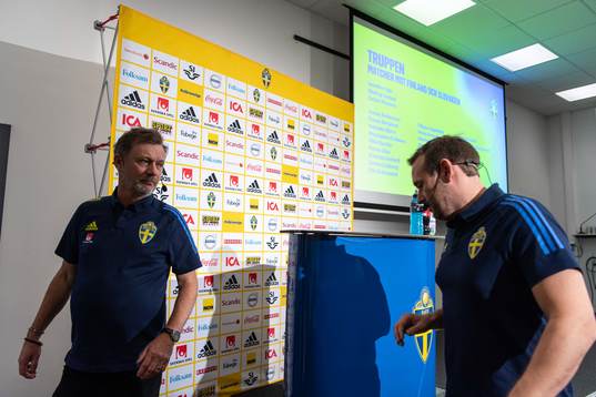 Head coach Peter Gerhardsson and Martin Möller, head coach