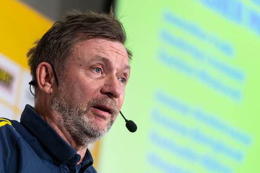 Head coach Peter Gerhardsson of the Swedish women’s