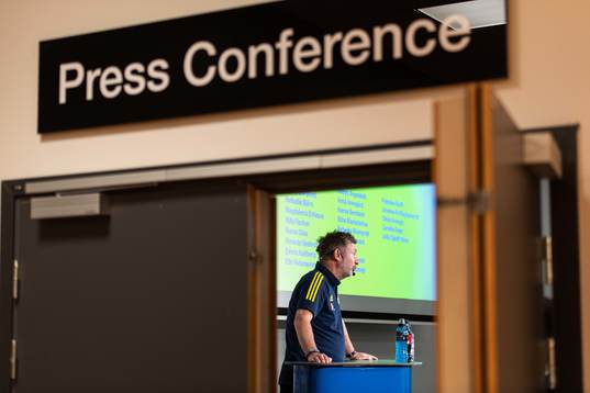 Head coach Peter Gerhardsson of the Swedish women’s