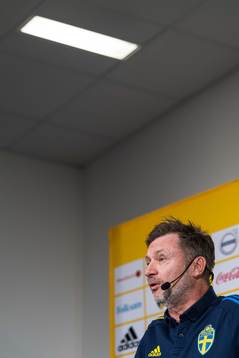 Head coach Peter Gerhardsson of the Swedish women’s