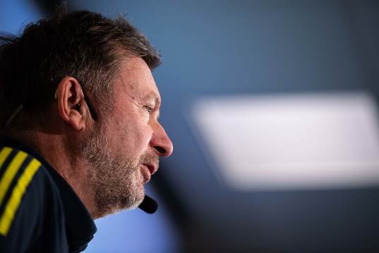 Head coach Peter Gerhardsson of the Swedish women’s
