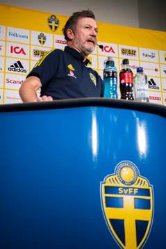 Head coach Peter Gerhardsson of the Swedish women’s