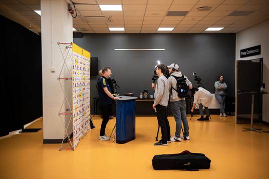 Head coach Peter Gerhardsson of the Swedish women’s