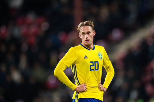 Oscar Wilhelmsson of Sweden