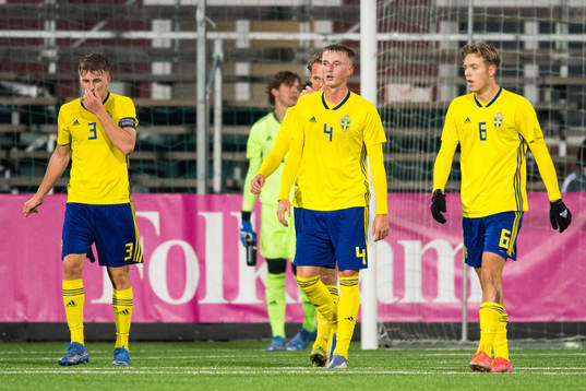 Casper Widell, Elias Olsson and Ludvig Nåvik of Sweden