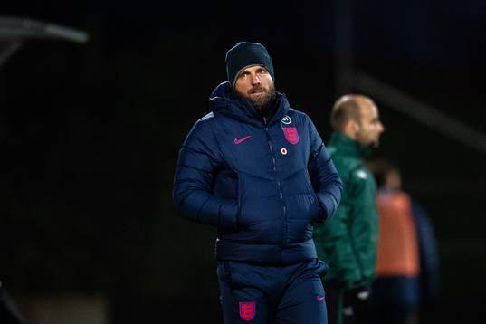 Head coach Ian Foster of England