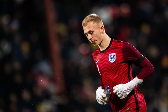 Goalkeeper Matthew Cox of England