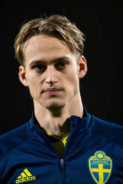 Oscar Wilhelmsson of Sweden at lineup