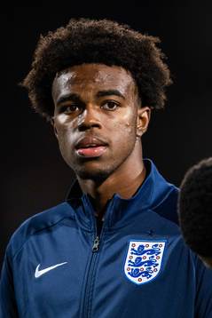 Carney Chuckwuemeka of England at lineup