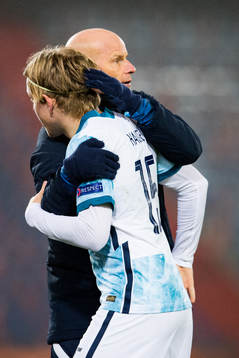 Ståle Solbakken, head coach of Norway and Jens Petter