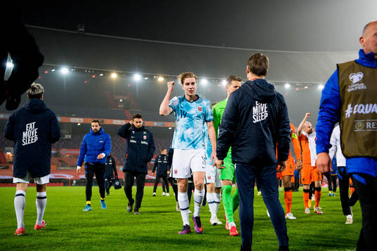 Kristian Thorstvedt of Norway looks dejected