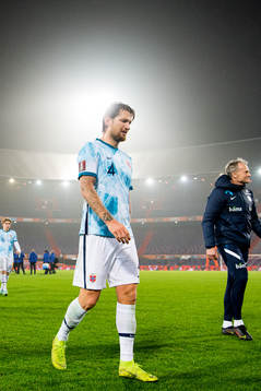 Stefan Strandberg of Norway looks dejected