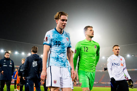 Kristian Thorstvedt and goalkeeper Ørjan Håskjold Nyland